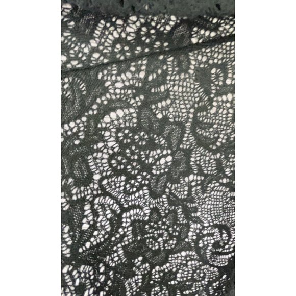 Free People Coffee In The Morning Tunic Top Size XSmall Black Lace New With Tags - Picture 6 of 7